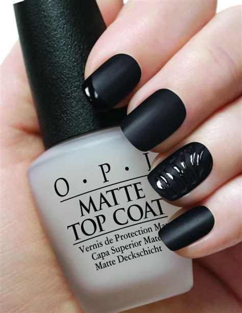 nagellack schwarz matt